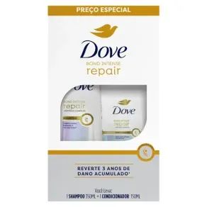 Kit Dove Bond Intense Repair Shampoo 350mL + Condicionador 150mL